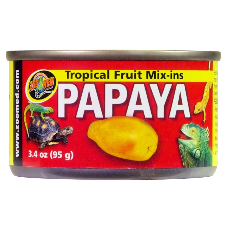 ZOO MED Tropical Fruit Mix-ins Papaya 3.4oz