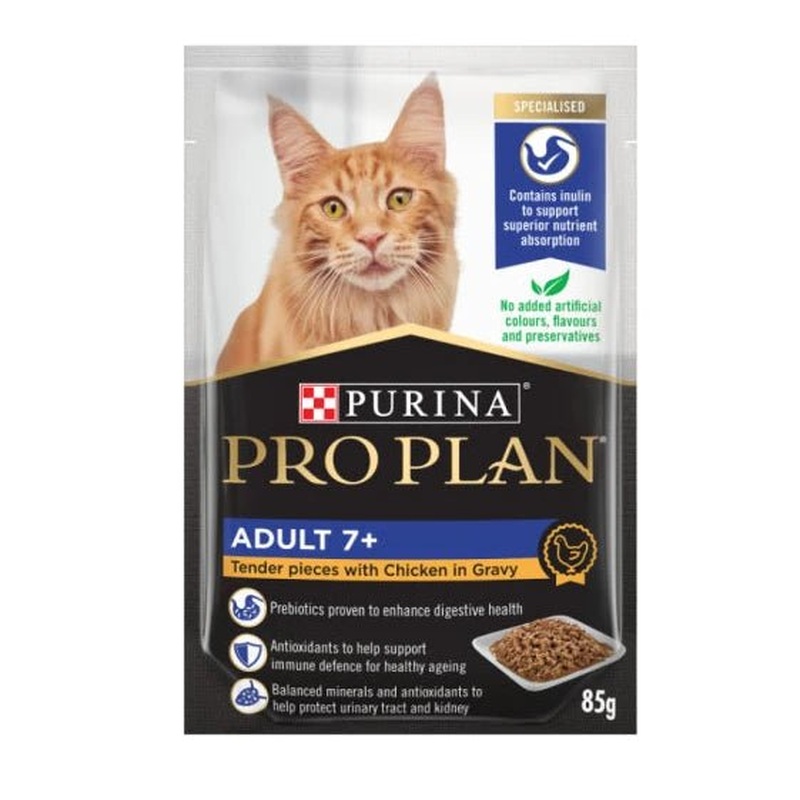 Pro Plan Cat Wet Pouch Adult 7+ Chicken 85g