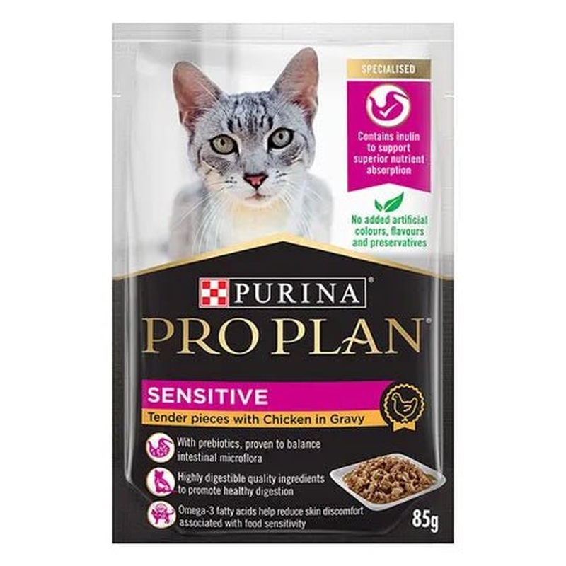 Pro Plan Cat Wet Pouch Sensitive Chicken 85g