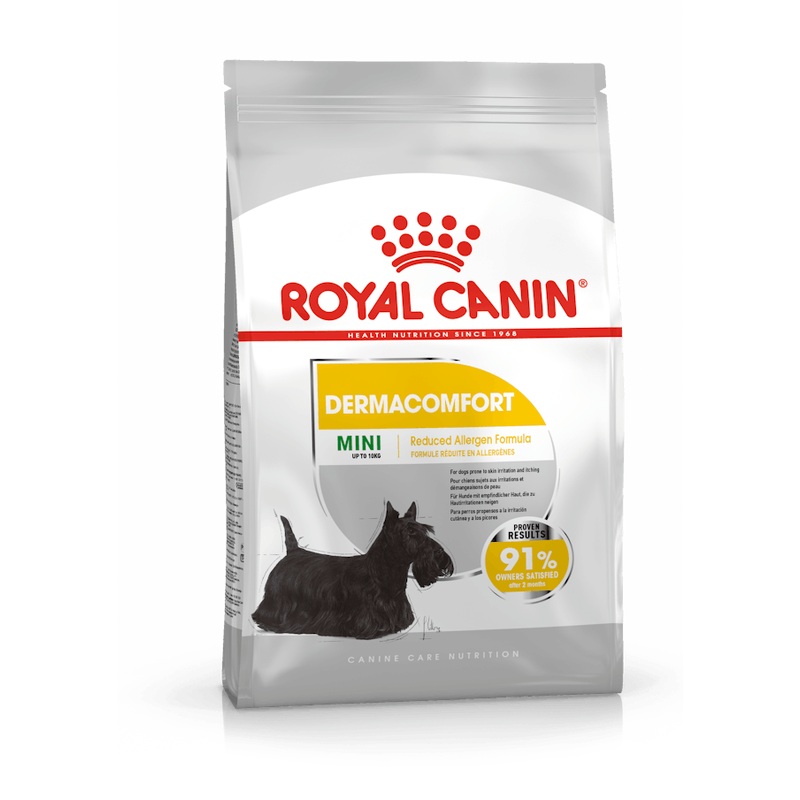 Royal Canin Dry Dog Food Mini Breed Dermacomfort 3kg