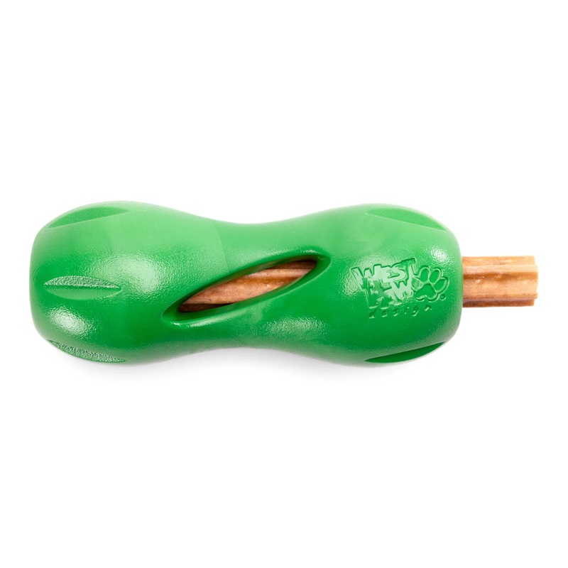 West Paw Qwizil Puzzle Dog Toy - Small - Clover
