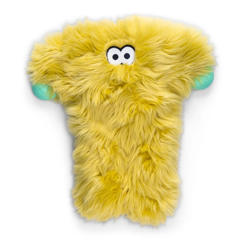 West Paw Rowdies Plush Dog Toy - Bjorn - Citrus