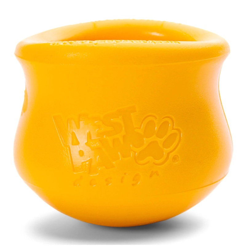 West Paw Toppl Puzzle Dog Toy - Extra Large - Sunflower