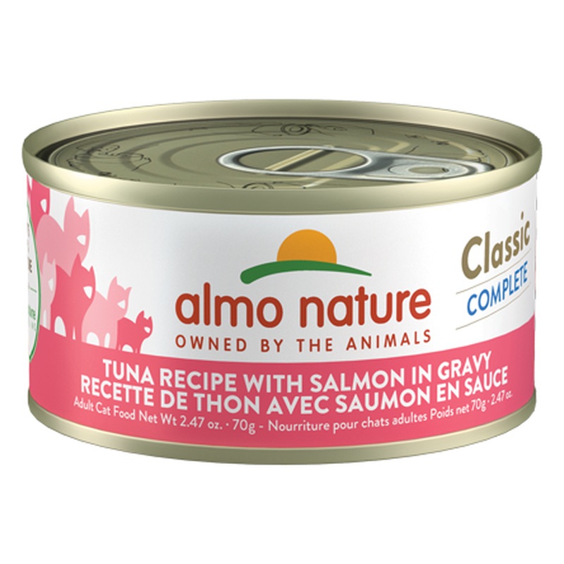 Almo Classic Complete Wet Cat Food - Tuna & Salmon - 2.47oz Can