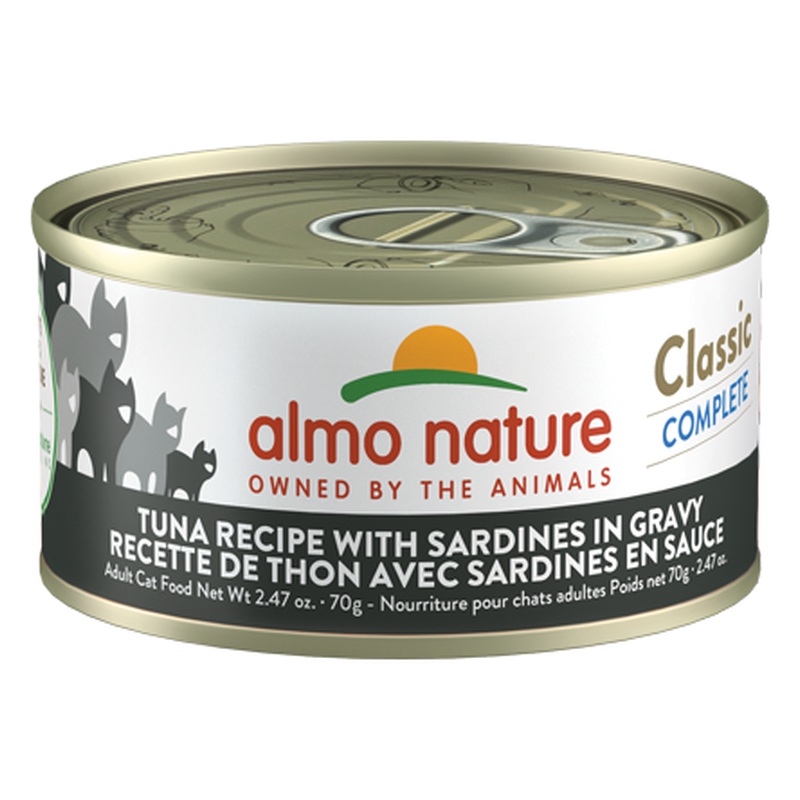 Almo Classic Complete Wet Cat Food - Tuna & Sardine - 2.47oz Can