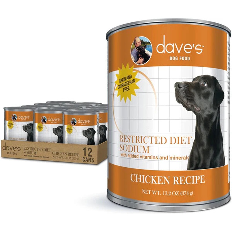 Dave's Pet Food Low Sodium Wet Dog Food - Chicken - 13oz Can
