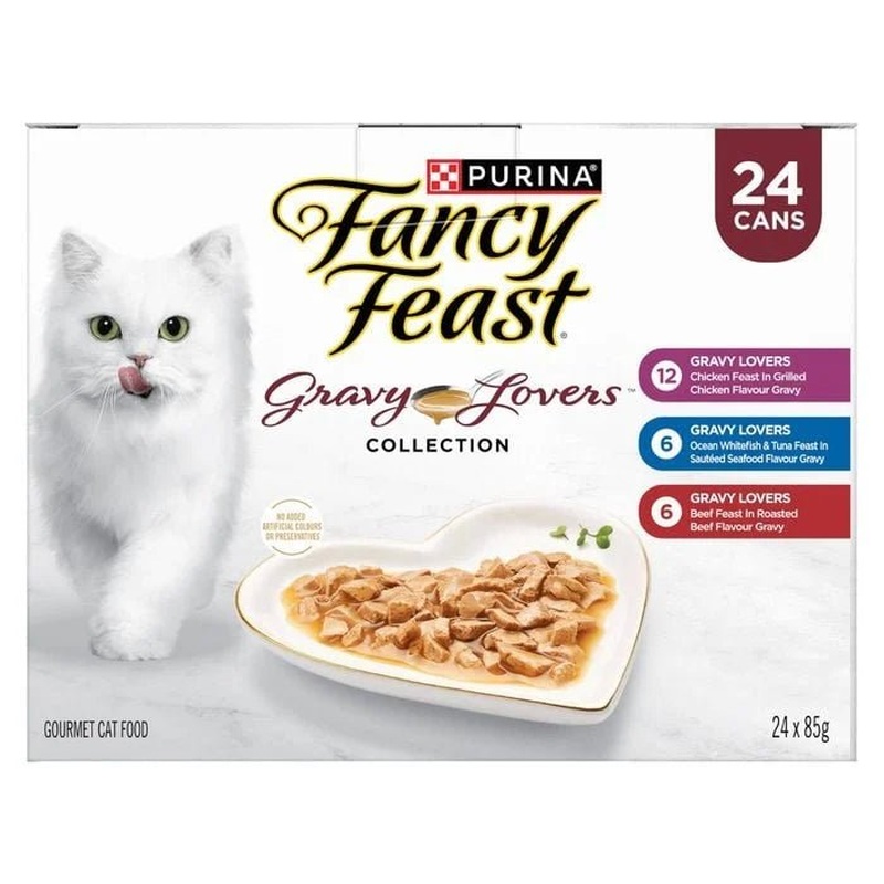 Fancy Feast Gravy Lovers Poultry & Beef Variety 24x85g