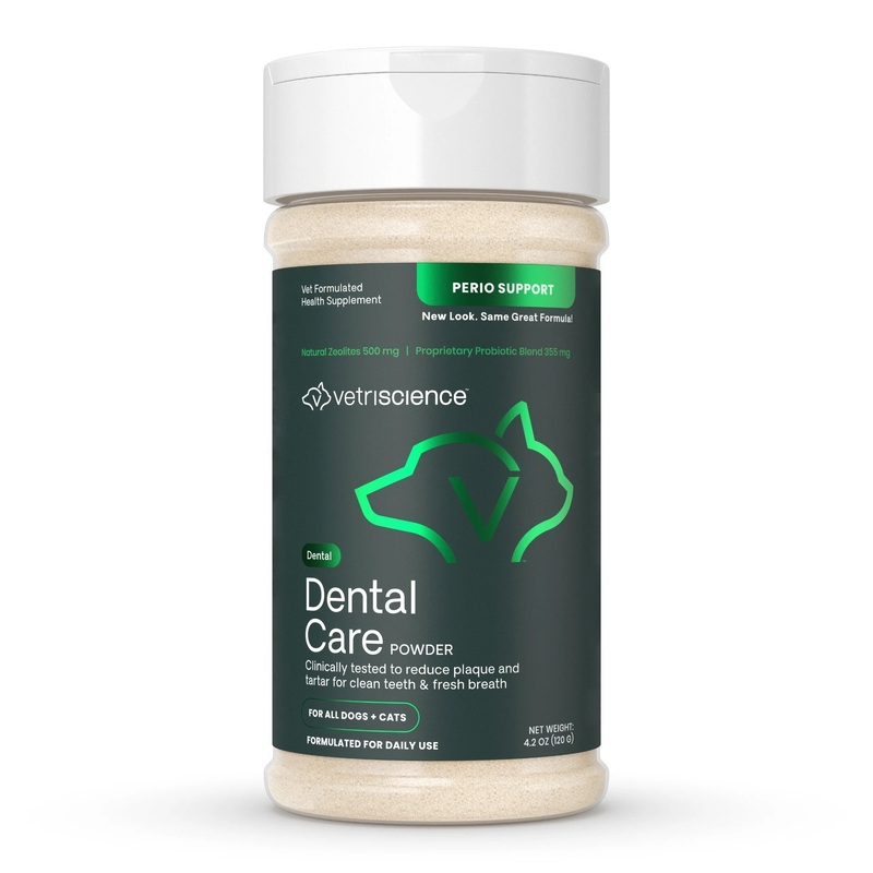 Vetriscience Healthy Mouth Dental Care Supplement for Dogs & Cats - Powder - 4.2oz Bottle