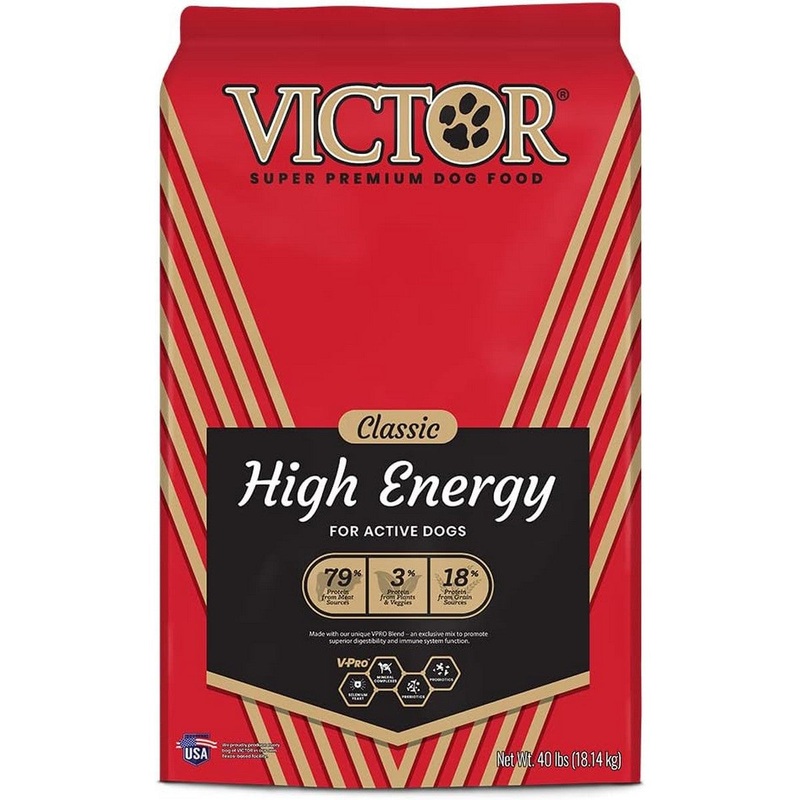Victor Classic High Energy Active Dig Dry Dog Food - Beef & Chicken - 40lb Bag