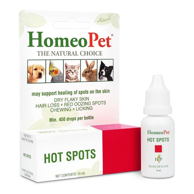 HomeoPet Hot Spots Pet Skin Medicine 15ml