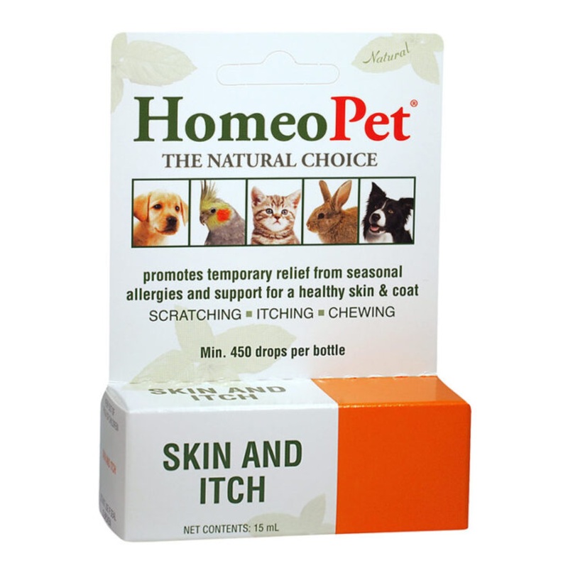 HomeoPet Skin & Itch Relief Pet Allergy Medicine 15ml