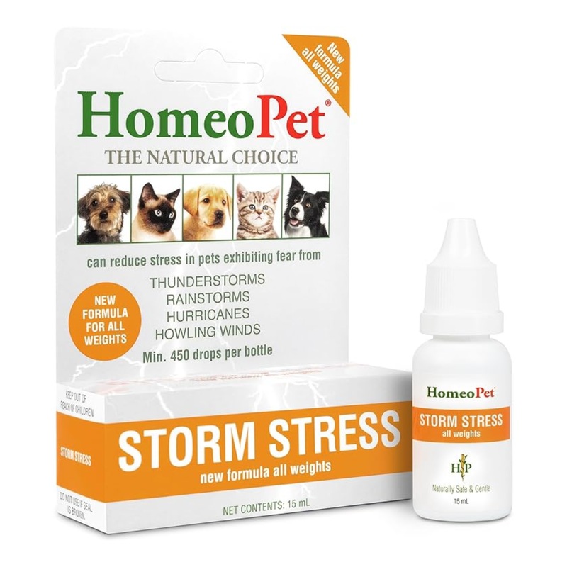 HomeoPet Storm Stress Relief  Multispecies Supplement - 15ml