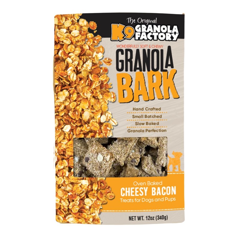 K9 Granola Factory BARK Cheesy Bacon Dog Treats 10oz