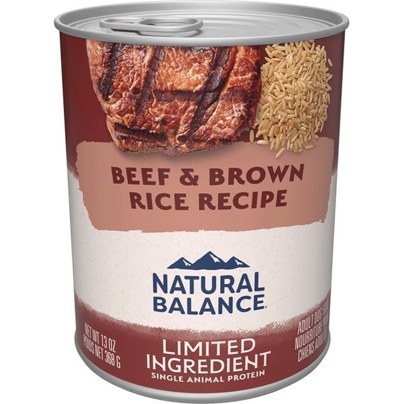 Natural Balance LID Limited Ingredient Diet Wet Dog Food - Beef & Brown Rice - 13oz Can