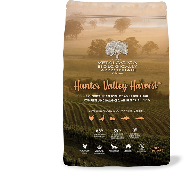 Vetalogica Biologically Approved Hunter Valley Harvest Adult Dog Food 3kg