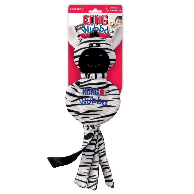KONG Wubba Nostuff Zebra Large