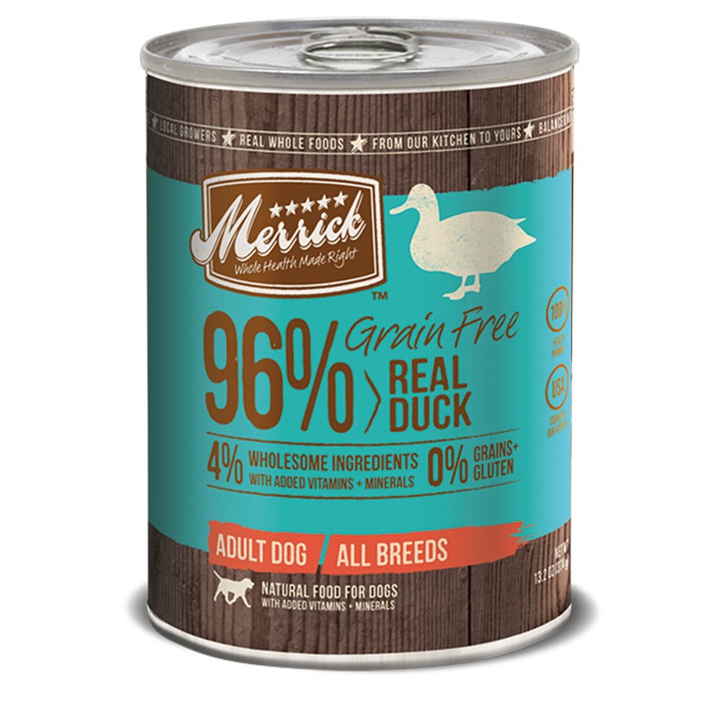 Merrick Grain Free 96% Real Duck 13.2oz