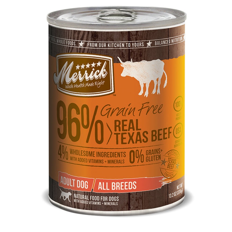 Merrick Grain Free 96% Real Texas Beef 13.2oz