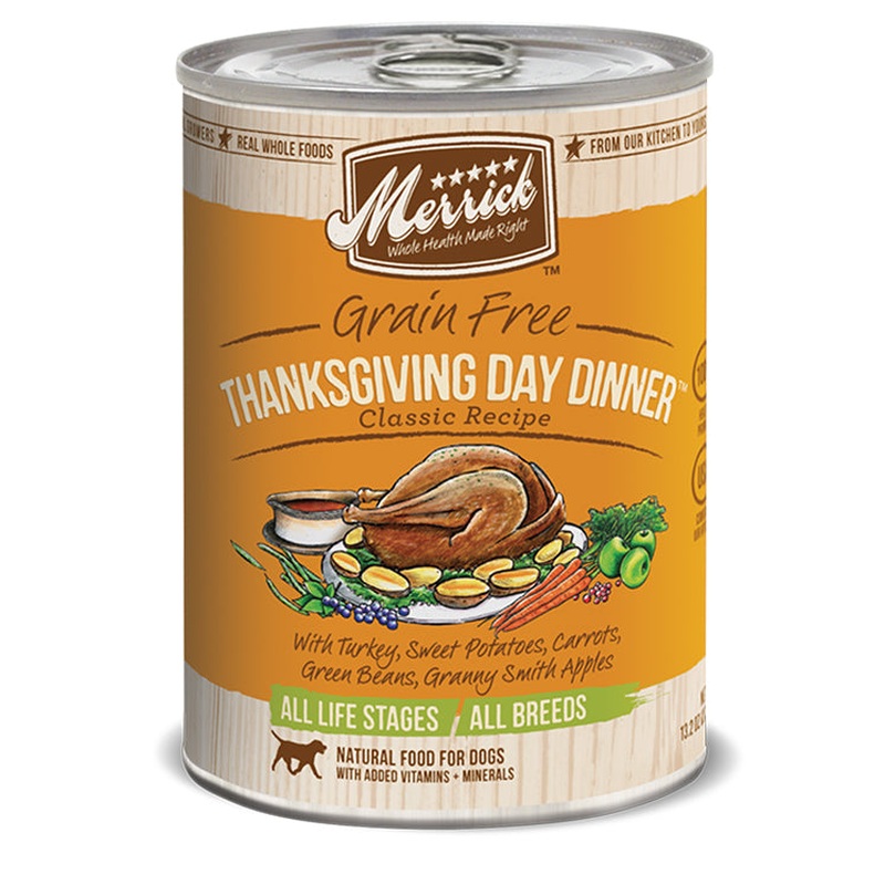Merrick Grain Free Thanksgiving Day Dinner Classic Recipe 13.2oz