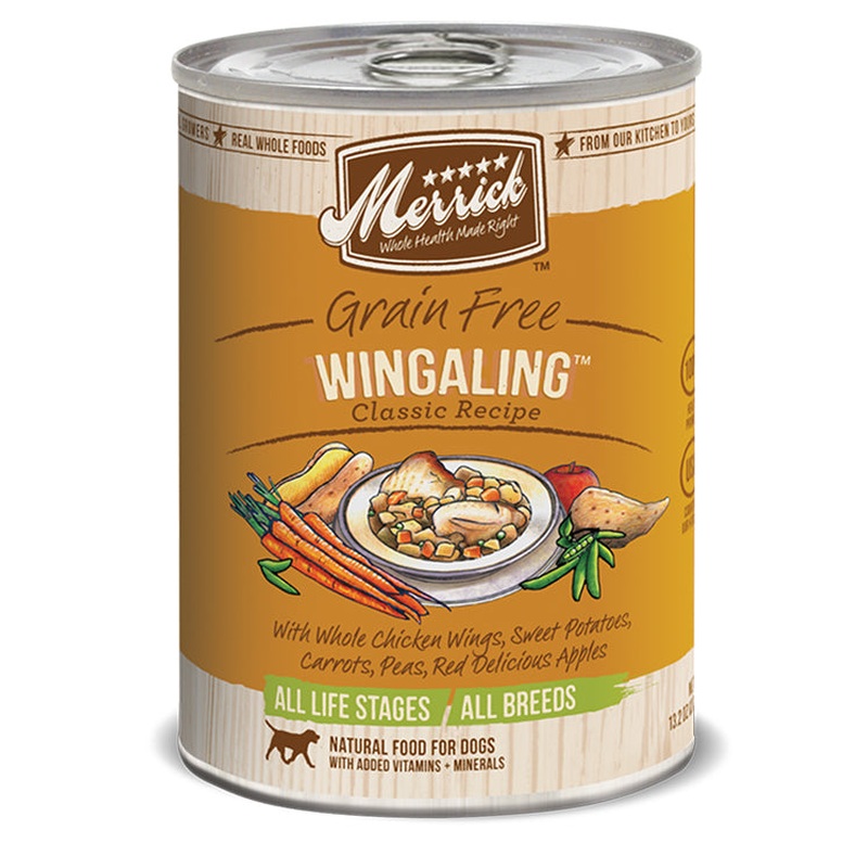 Merrick Grain Free Wingaling Classic Recipe 13.2oz