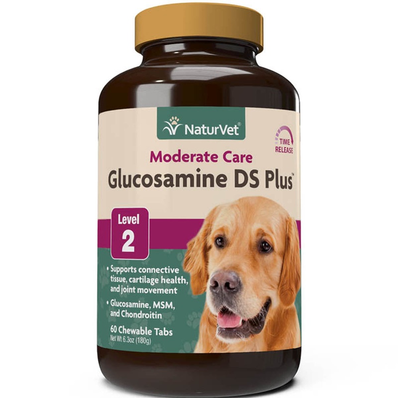 Naturvet Glucosamine DS Plus Tabs 60 Chewable Tablets Level 2