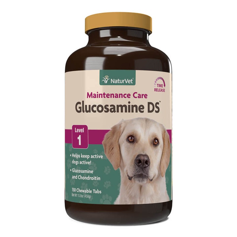 Naturvet Glucosamine DS Tabs 150 Chewable Tablets