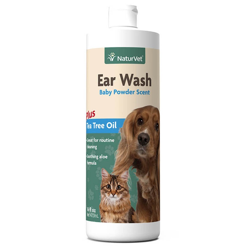 Naturvet Tea Tree Oil Ear Wash Liquid 16oz