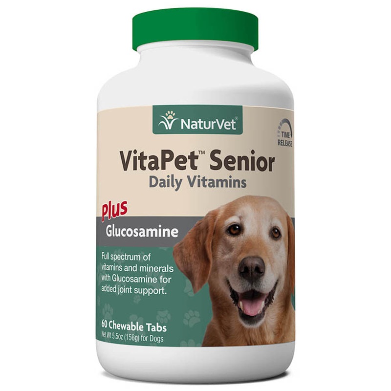Naturvet VitaPet Senior Daily Vitamins 60 Chewable Tablets