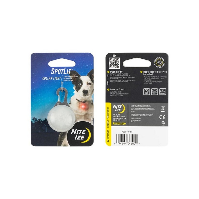 Nite Ize SpotLit Collar Light Red