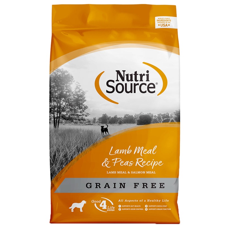 Nutrisource Lamb & Peas Formula Grain Free Dry Dog Food 15lb Bag