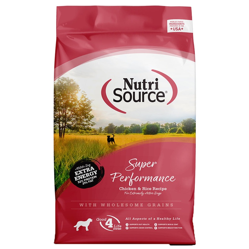 Nutrisource Super Performance Chicken & Rice Dry Dog Food 40lb Bag