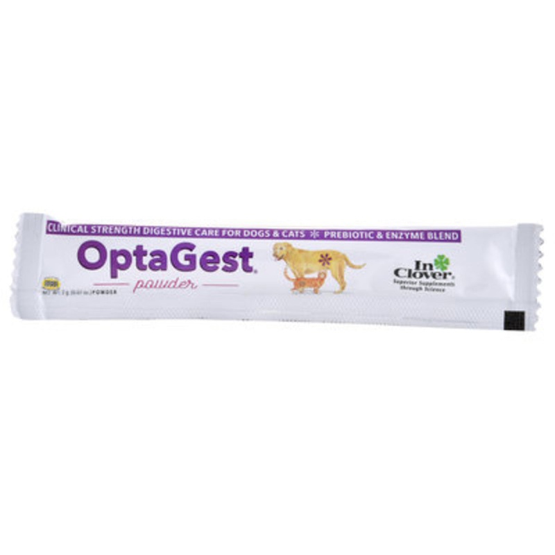 inClover Optagest Prebiotics & Enzymes Supplement for Dogs & Cats - Single Dose