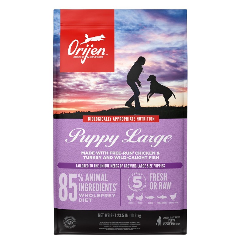 Orijen Chicken & Turkey Large Breed Puppy Dry Dog Food 25lb