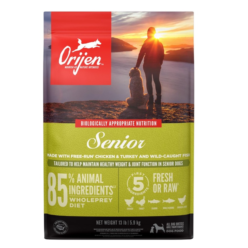 Orijen Chicken & Turkey Senior Dry Dog Food 13lb