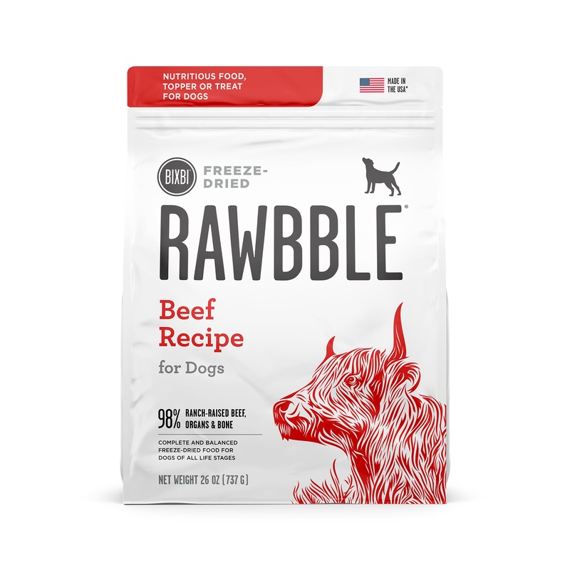 Bixbi Freeze Dried Dog Food - Beef - 26oz Bag