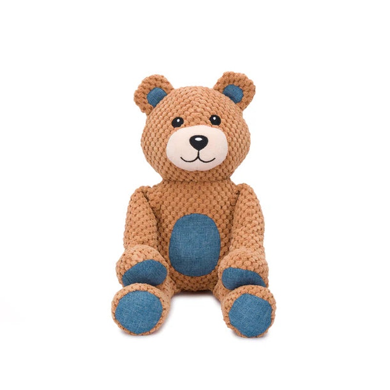 FabDog Floppy Dog Plush Honey Bear Toy - Small