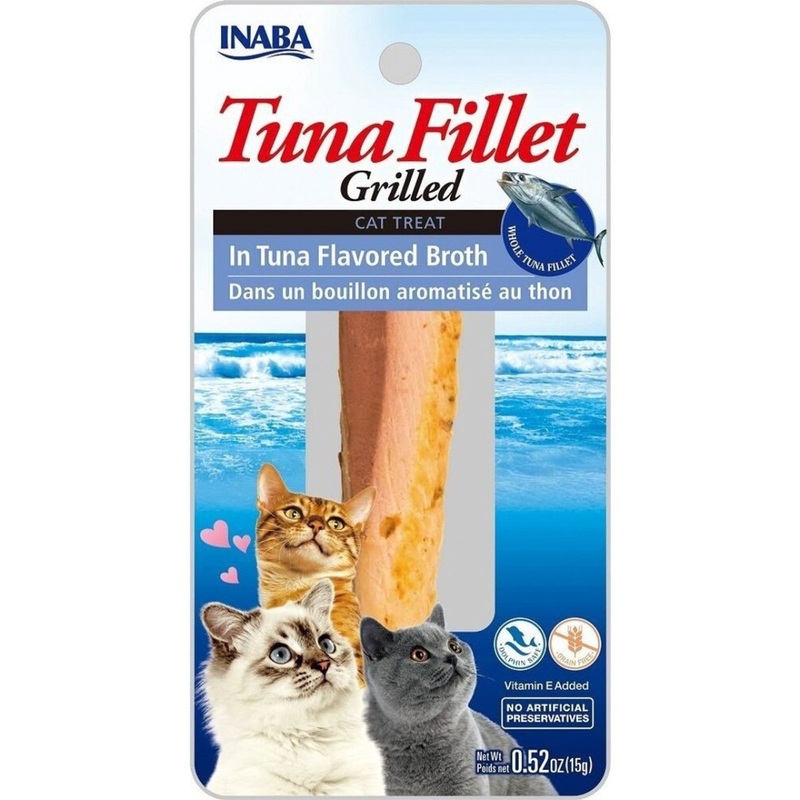Inaba Tuna Fillet in Tuna Flavored Broth Cat Treat 0.52oz