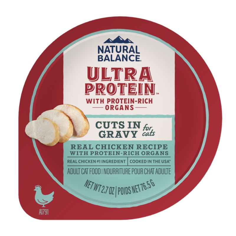 Natural Balance Ultra Protein Wet Cat Food - Chicken & Organ with Gravy - 2.8oz Can