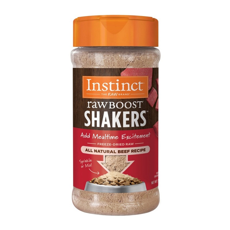 Nature's Variety Instinct Raw Boost Shakers Beef Dog Food Topper 5.5oz
