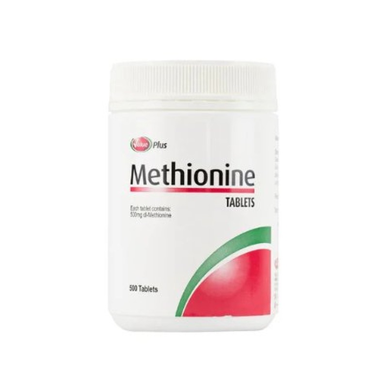 Value Plus Methionine Tablets 500s