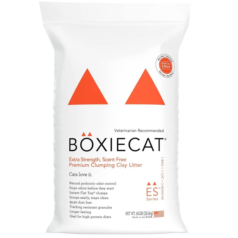 Boxiecat Extra Strength Multi-Cat Clumping Clay Cat Litter 40lb