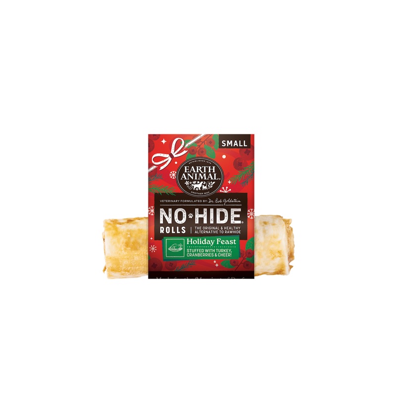 Earth Animal No-Hide Dog Chew  Treat - Holiday Feast - Medium