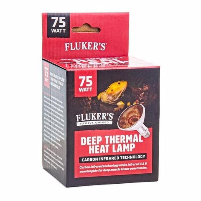 Fluker's Deep Thermal Heat Lamp for Reptiles 75W
