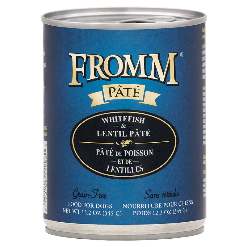 Fromm Pate Wet Dog Food - Whitefish & Lentil - 12.2oz Can