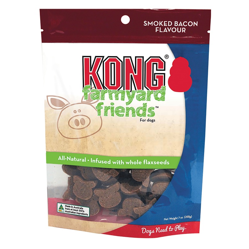 KONG Farmyard Friends Bacon Treat 200g