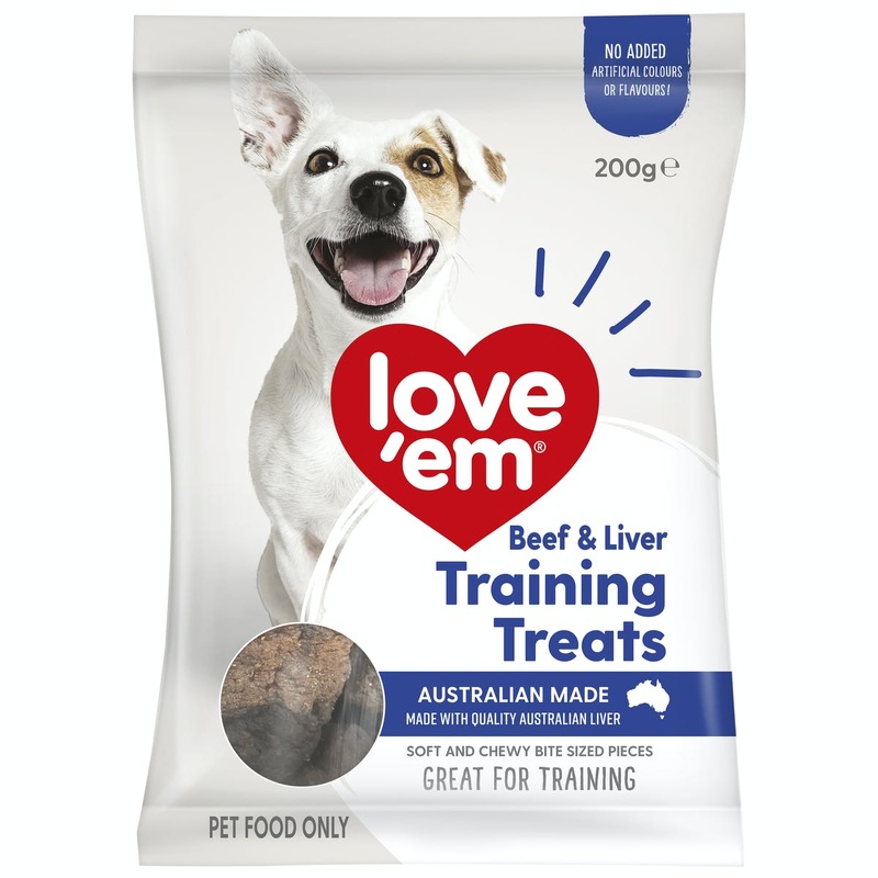 Love Em Beef & Liver Dog Training Treats 200g