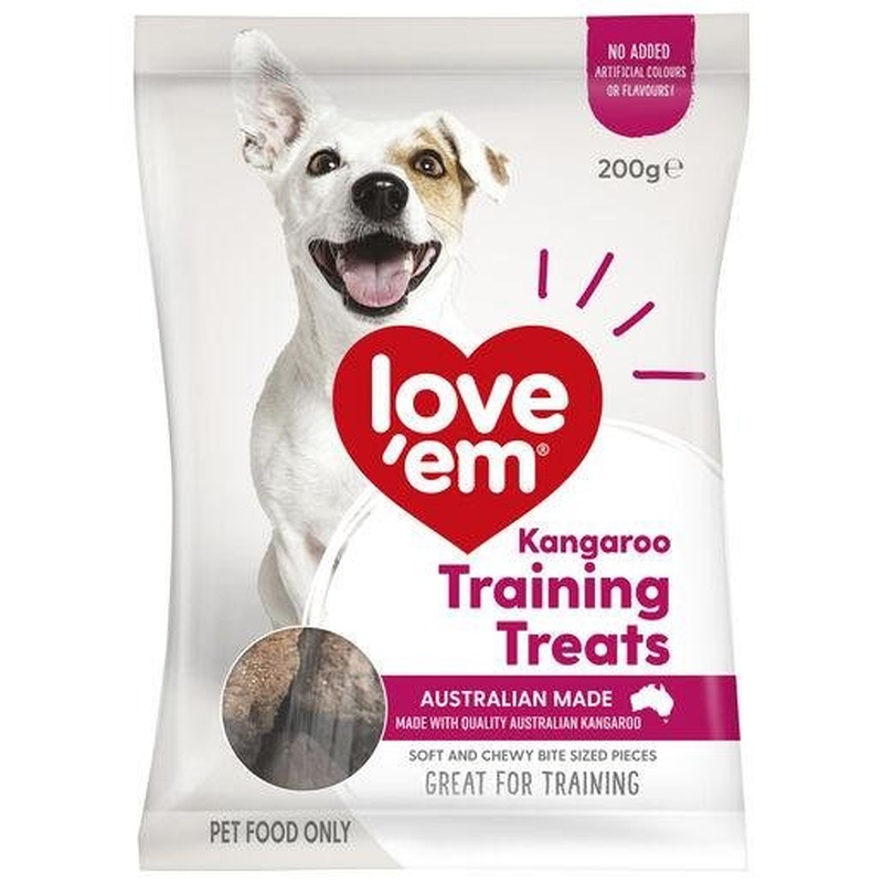 Love Em Kangaroo Dog Training Treats