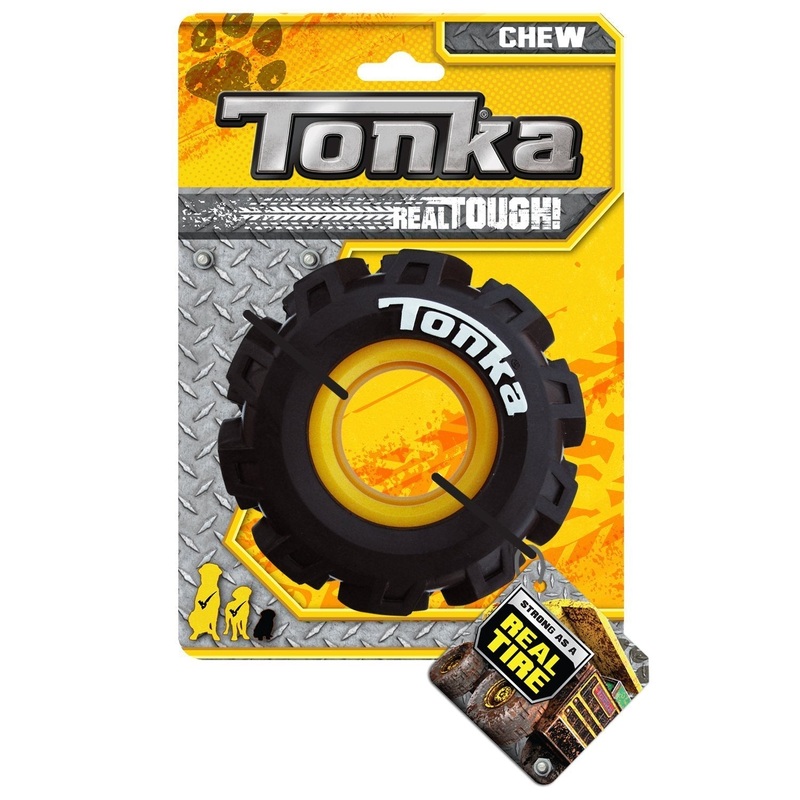 Tonka Seismic Tyre Black & Yellow 12.5cm