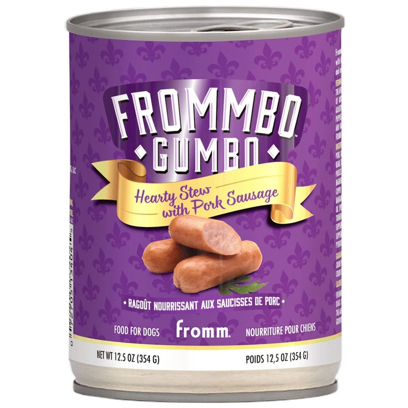 Fromm Frommbo Gumbo Wet Dog Food - Hearty Pork Sausage Stew -12.5oz Can