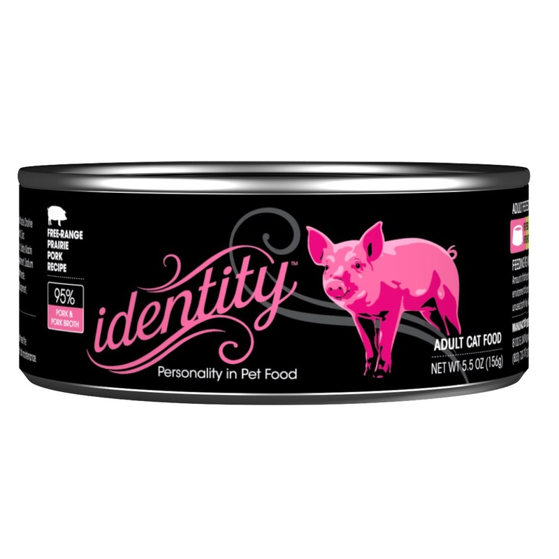 Identity 95% Free-Range Prairie Pork & Pork Broth Wet Cat Food 5.5oz Can